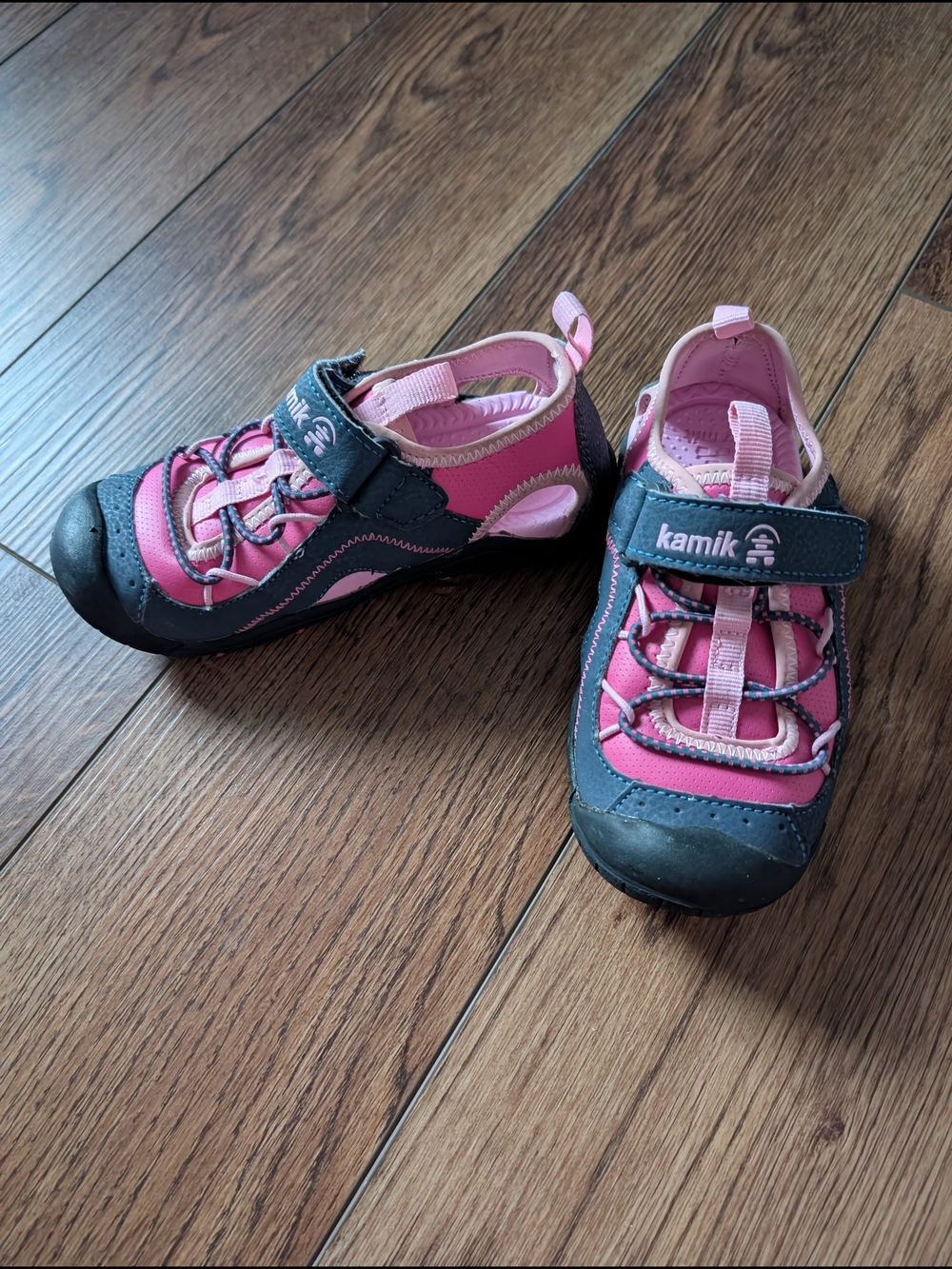 Kamik‎ Kids Pink and Gray Water Shoes